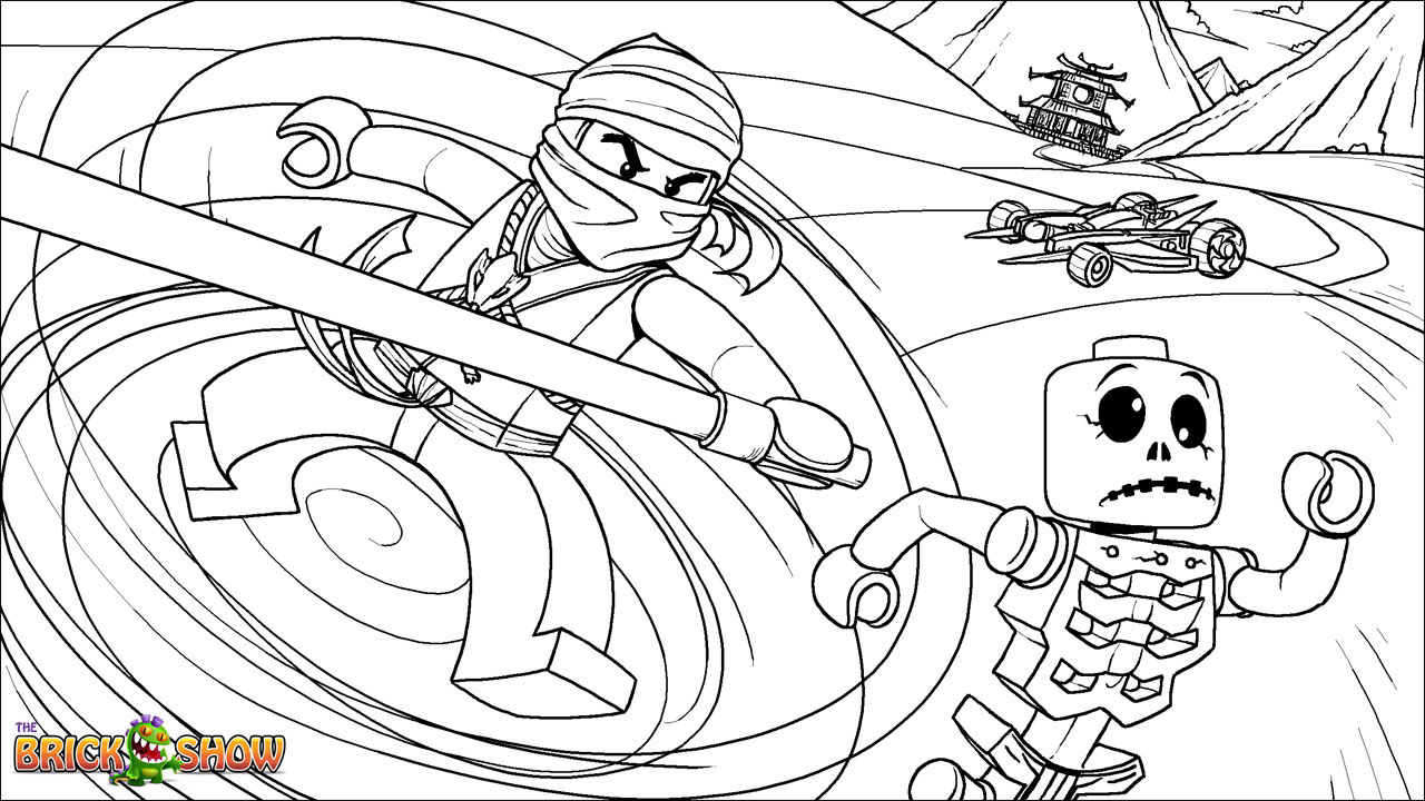 Free coloring pages of ninjago eyezor