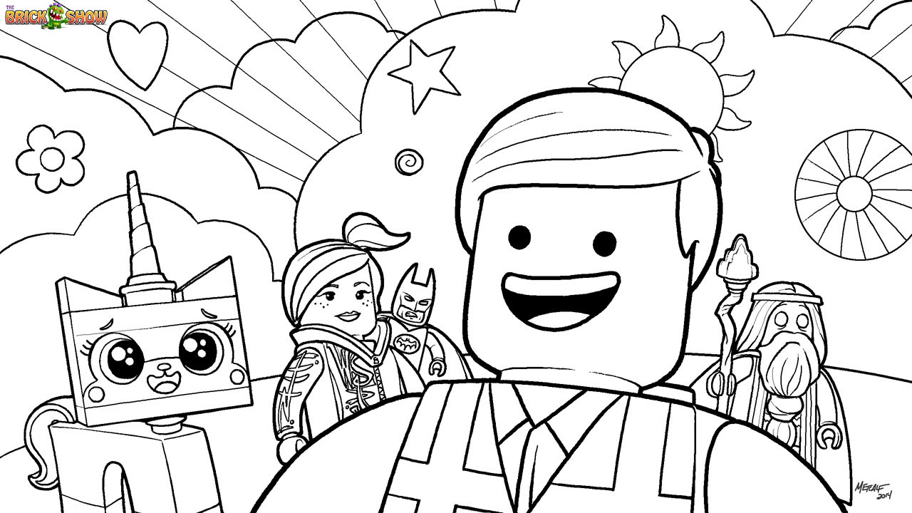 The LEGO Movie Coloring Pages : Free Printable The LEGO 