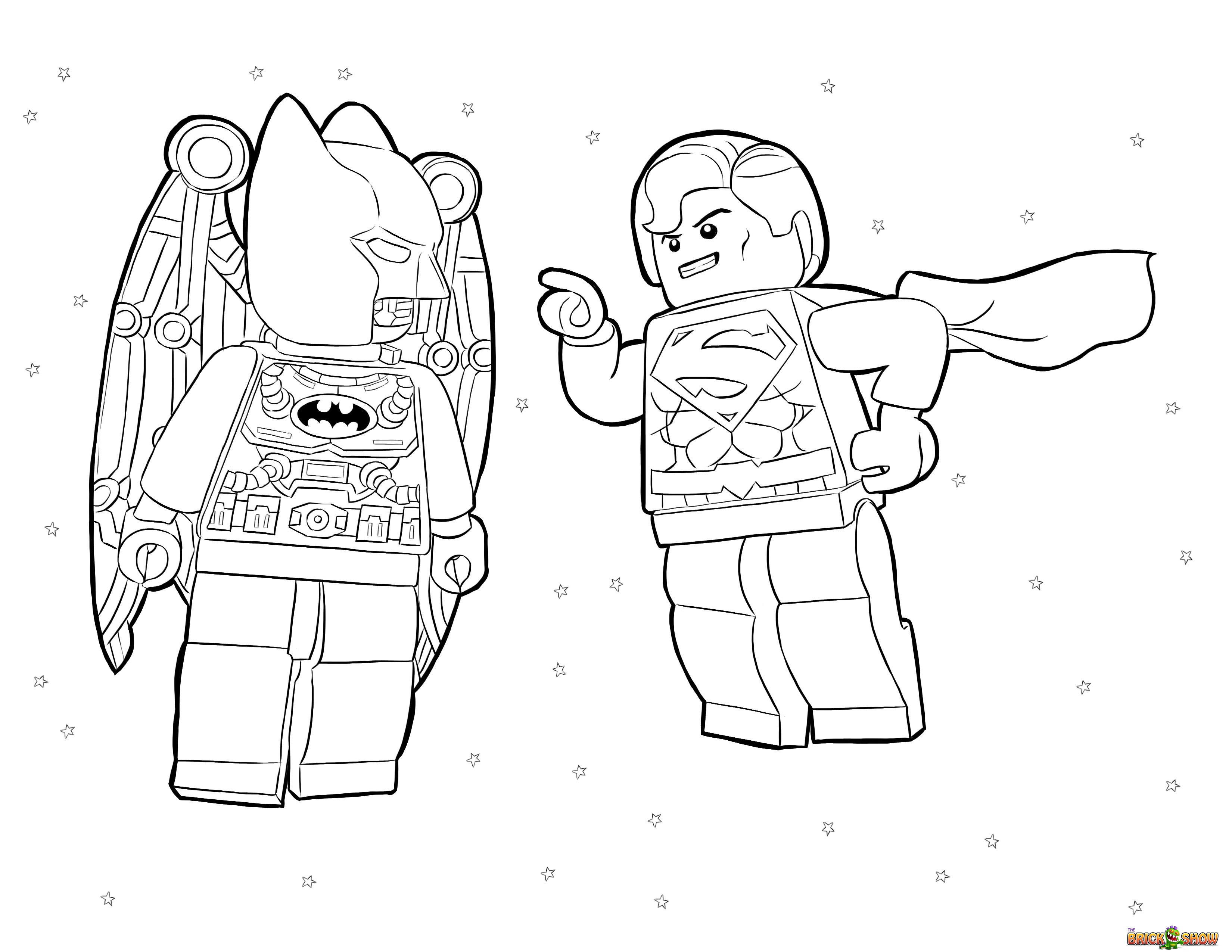 dc heroes free coloring pages - photo #3