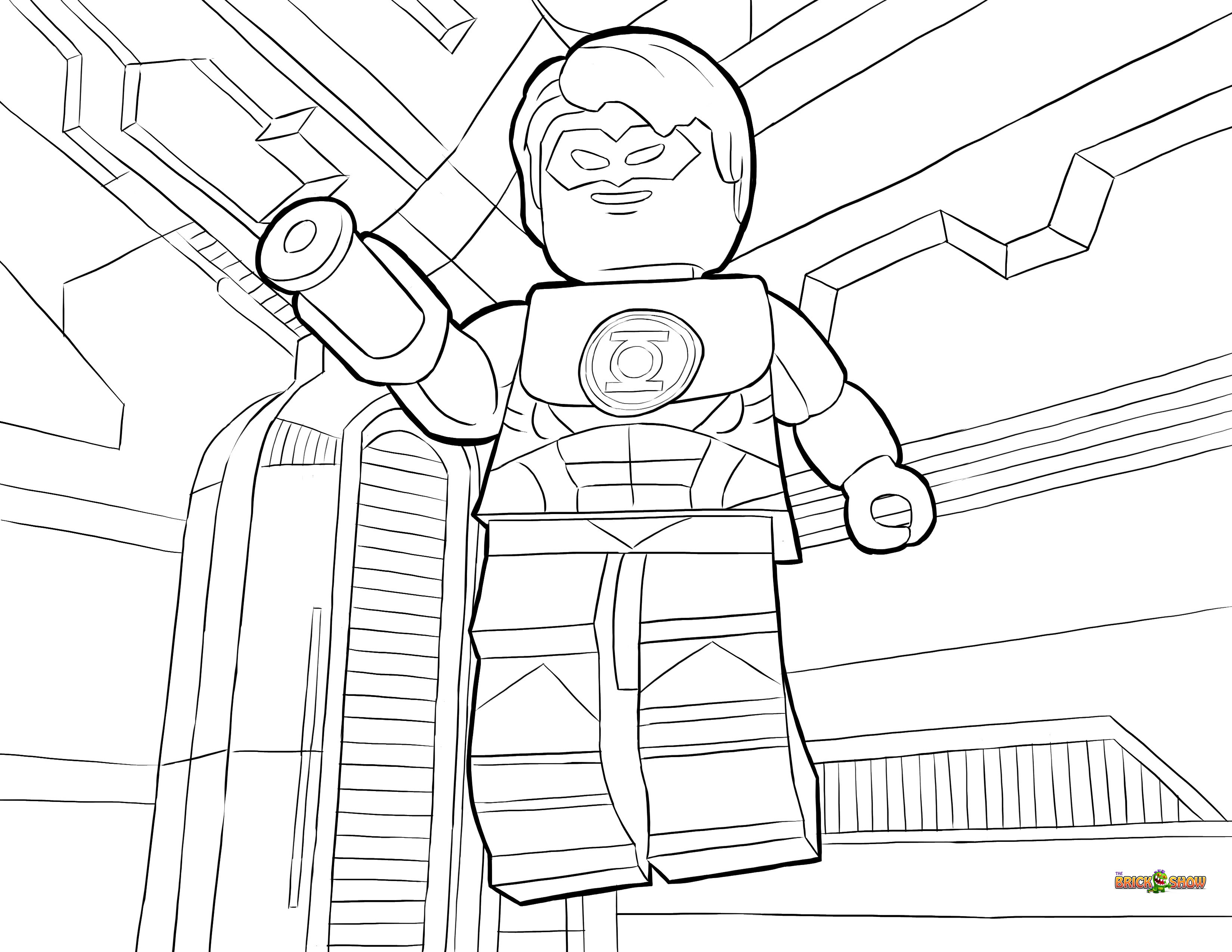dc lego coloring pages - photo #7