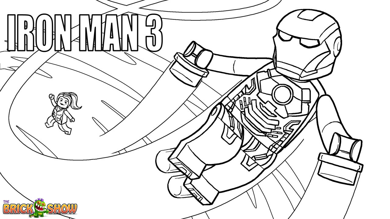 marvel coloring pages iron man - photo #15