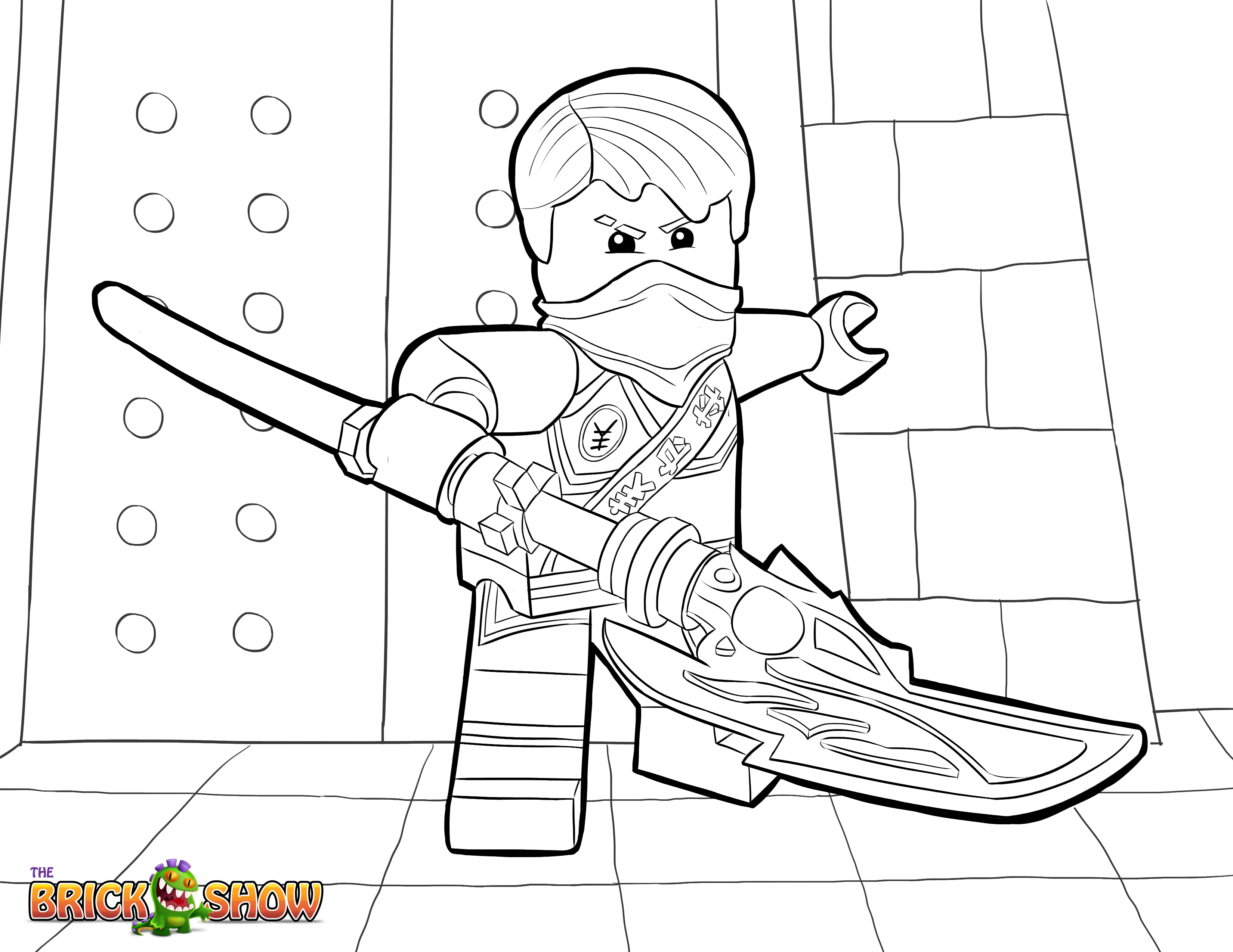 ninjago weapons coloring pages - photo #34