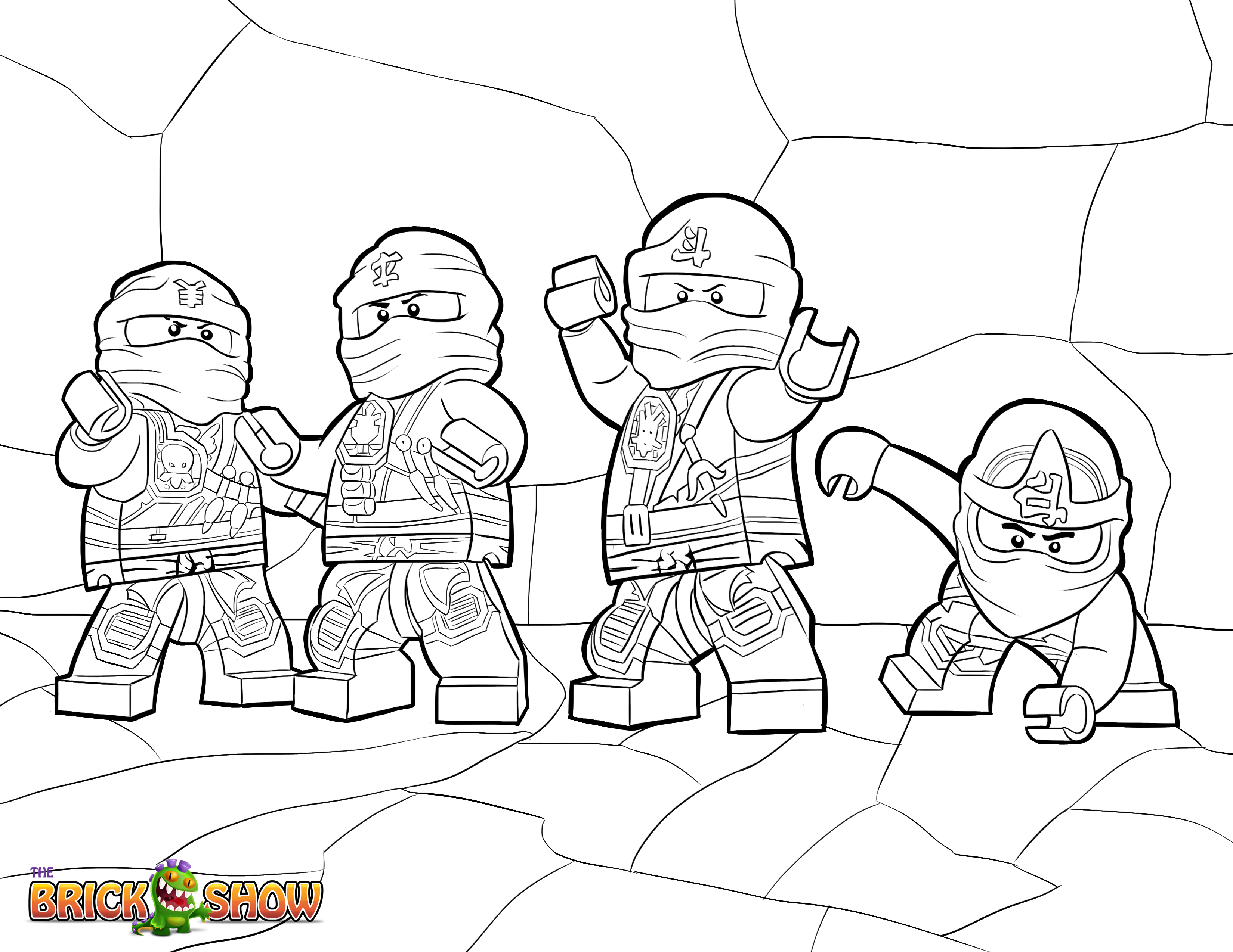 spontan bar Forbindelse LEGO Ninjago Tournament of Elements Coloring Pages