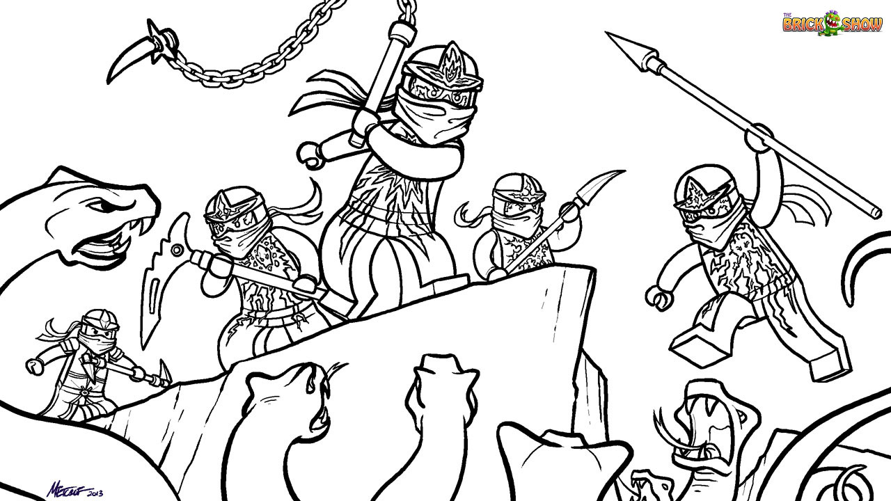 ninjago season 4 coloring pages - photo #21