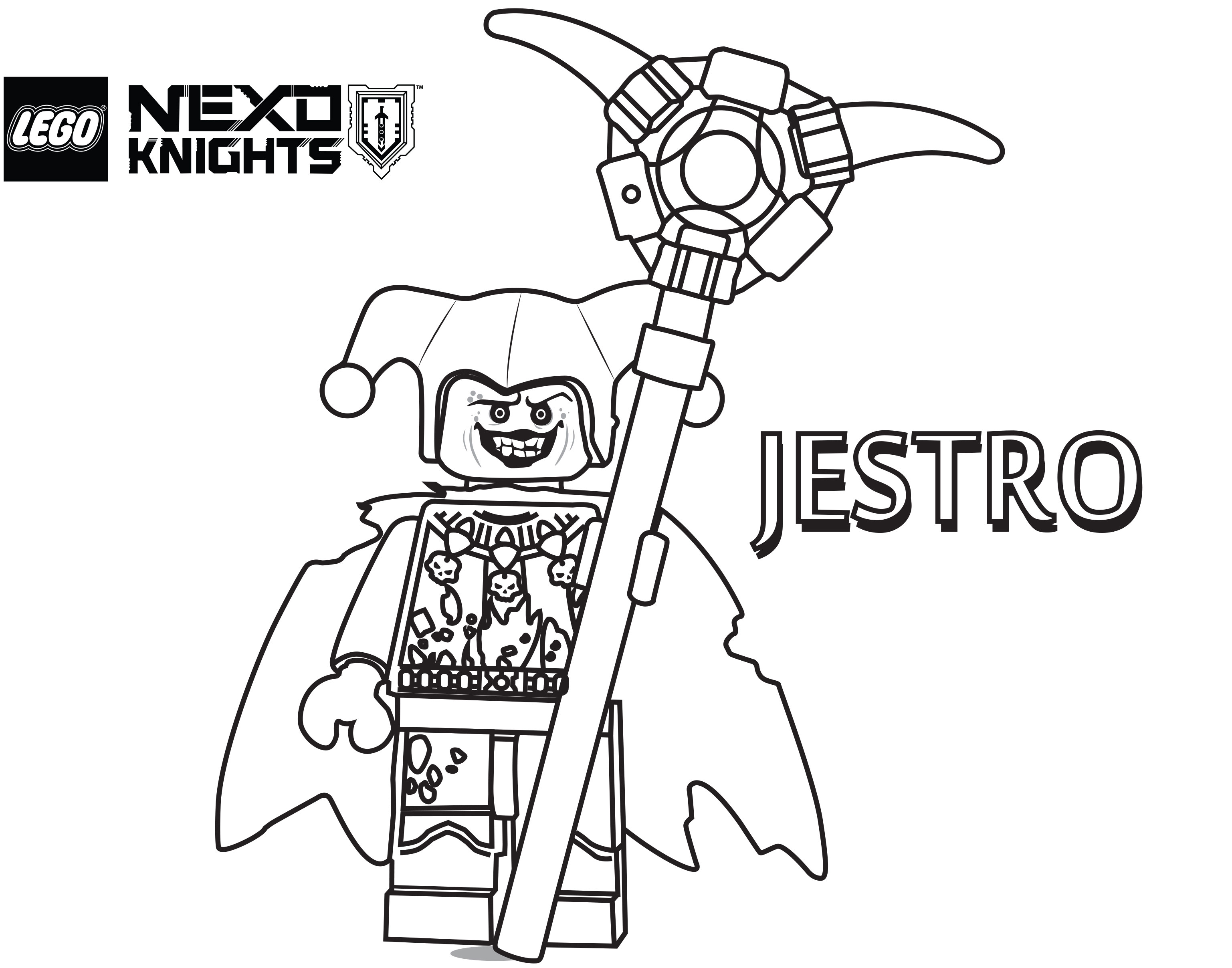 printable coloring pages for the new LEGO Nexo Knights theme There are 29 different ones one for each character of the theme that you can print out