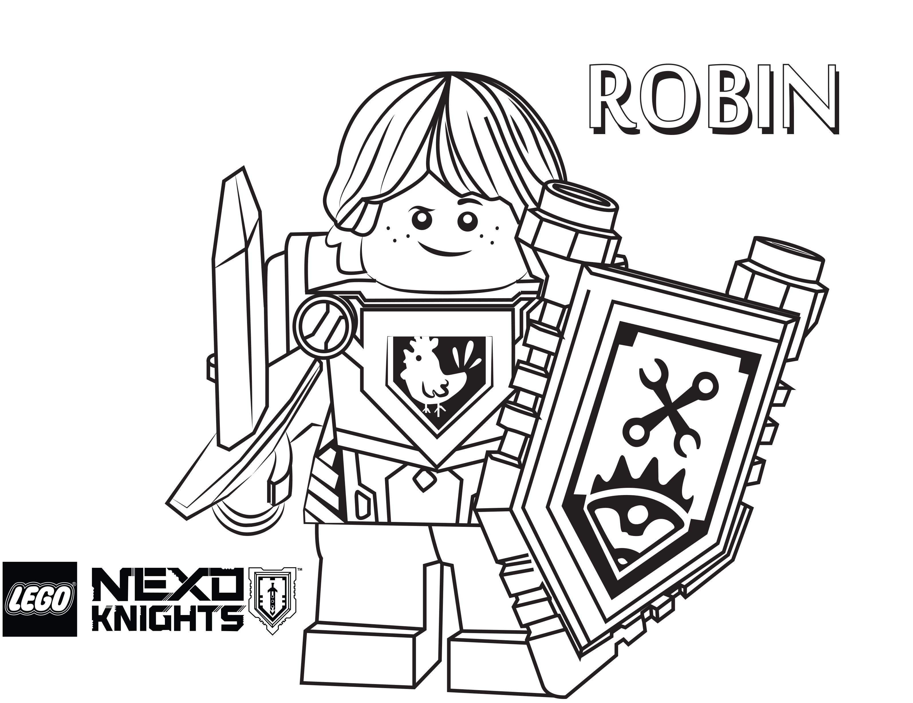 Free Coloring Pages Knights : Free coloring pages of knight squire Free Coloring Pages Knights : Free coloring pages of knight squire