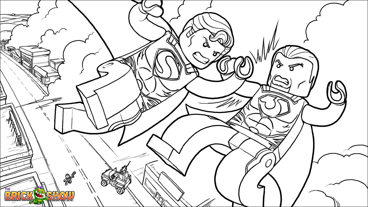 dc superheroes coloring pages - photo #6