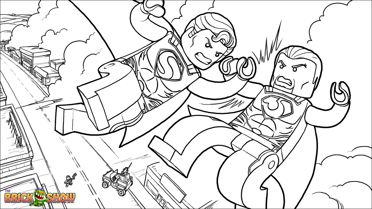 man of steel coloring pages - photo #33