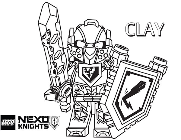 Coloring Pages Nexo Knights : Lego nexo knights clay coloring pages Coloring Pages Nexo Knights : Lego nexo knights clay coloring pages